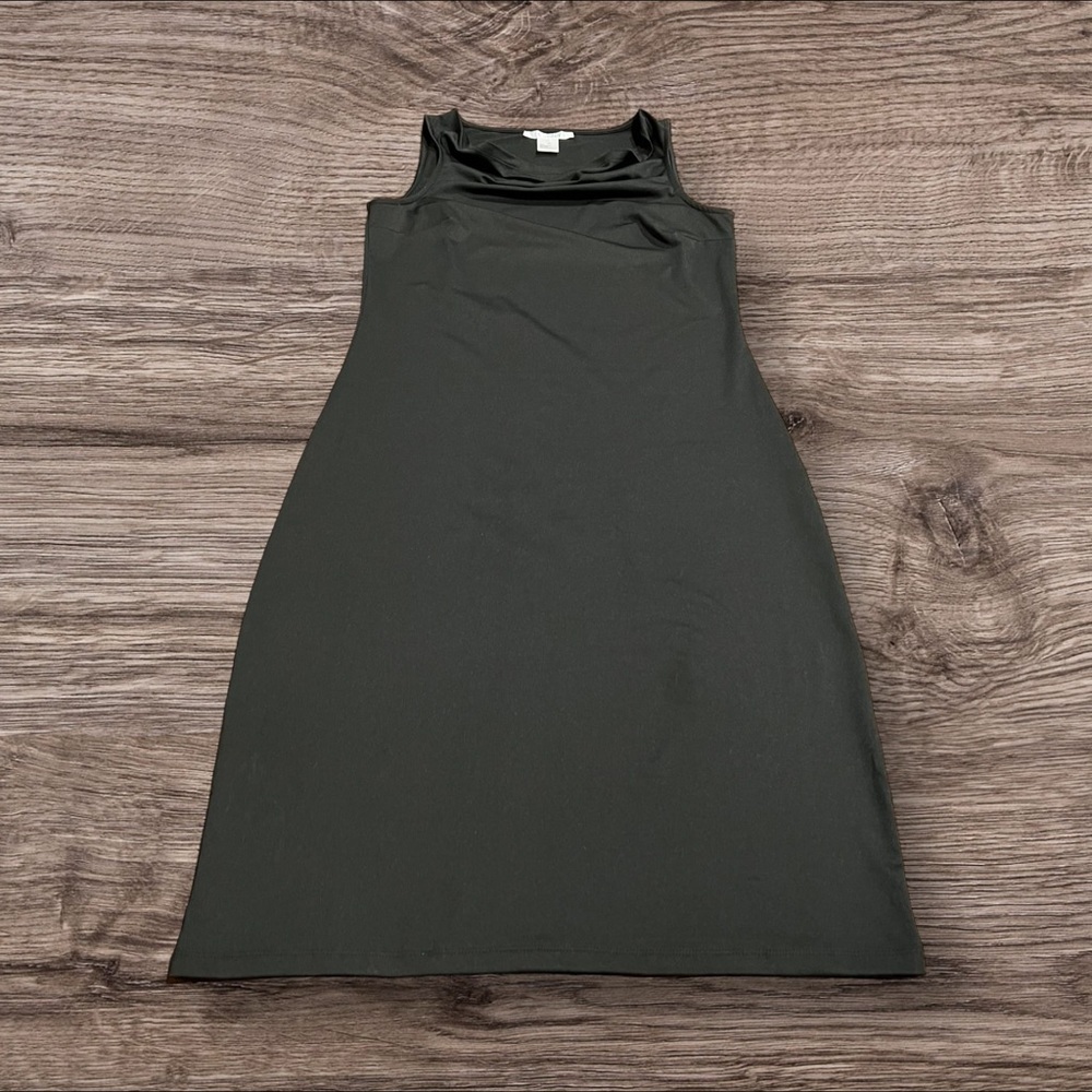 K Jordan Sleeveless Black Shift Stretchy Dress Size 4.